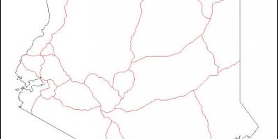 Kenija prazen zemljevid
