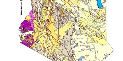 Zemljevid Keniji mineralnih surovin